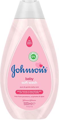 Dušo želė Johnson's Baby Baby Soft Wash, 750 ml