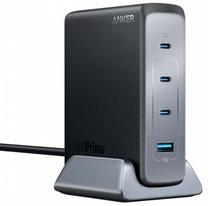 Telefono įkroviklis Anker GaNPrime, USB Type C/USB Type A, 10.4 cm, juoda sp., 240 W