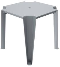 Lauko stalas Ferne Lottie, pilka sp., 77.5 cm x 77.5 cm x 76.5 cm