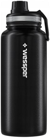Termogertuvė Wessper ActiveMax Steeline, 1 l, juoda sp.