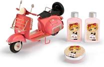 Kūno priežiūros rinkinys Lorenay Bath Set Vespa, 4 vnt.