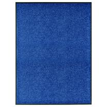 Придверный коврик VLX Washable 323442, синий цв., 120 см x 90 см x 0.9 см