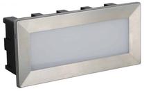 Įleidžiamas lauko šviestuvas Su-Ma Mur, 3.5W, LED, IP65, sidabro sp., 6.5 cm x 9.5 cm