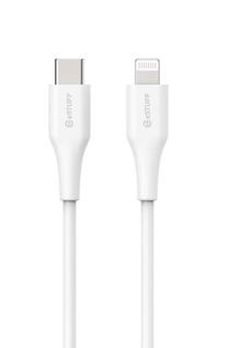Kabelis Estuff Infinite ES602170, 100 cm, balta krās.