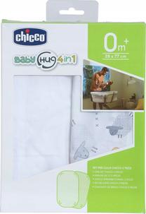 Paklodė Chicco Hug 4in1, 39 x 77 cm, balta sp./pilka sp.