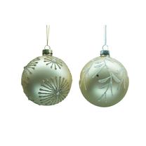Eglutės žaisliukų rinkinys Christmas Touch EBV945082/EBV945085, šampano sp., stiklas, 4 vnt.
