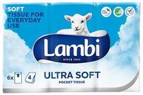 Vienkartinės nosinaitės Lambi, 6 vnt.