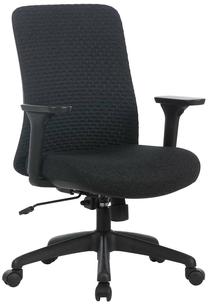 Darba krēsls Home4you Severo 18424, 57 x 63 x 94 - 102 cm, melna krās.