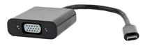 Adapteris Gembird USB / VGA USB 3.1 C male, VGA 15 pin female, 0.15 m, melna krās.