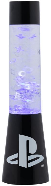 Lampa Paladone Playstation Lava Light, melna krās.