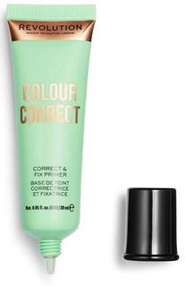 Makiažo bazė Makeup Revolution London Colour Correct, žalia sp., 28 ml