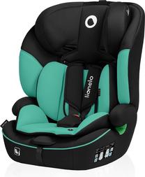 Automobilinė kėdutė Lionelo Levi i-Size, juoda sp./žalia sp., 76 - 150 cm