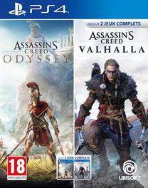 PlayStation 4 (PS4) žaidimas Ubisoft Assassin's Creed Odyssey + Assassin's Creed Valhalla, anglų