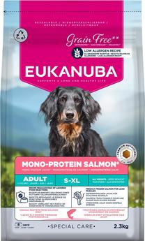 Sausā suņu barība Eukanuba Daily Care Mono Protein Salmon, lasis, 3 kg