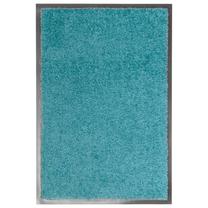 Придверный коврик VLX Washable 323457, циановый голубой (cyan) цв., 60 см x 40 см x 0.9 см