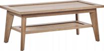 Kavos staliukas Beliani Simla, ruda sp., 100 cm x 50 cm x 40 cm