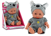 Кукла пупс Lean Toys Koala Take Me Homa, 21 см, серый цв.