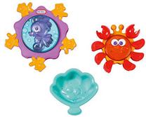Набор игрушек для купания Little Tikes, синий цв./красный цв./фиолетовый цв.
