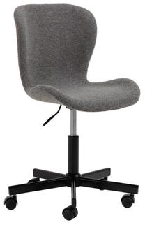 Darba krēsls Batilda -A1 Office Armchair, 54 x 55 x 87 cm, pelēka krās.