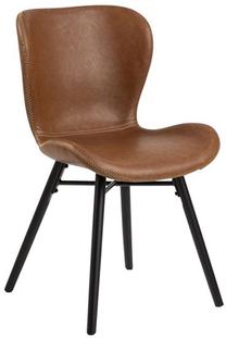 Valgomojo kėdė Home4you Batilda, ruda sp., 56 cm x 47 cm x 82.5 cm