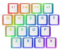 Klaviatūros dangtelis Spc Gear KC104, balta/įvairių spalvų