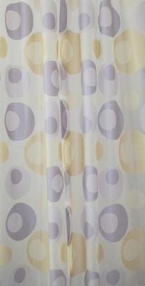 Dušas aizkars Ridder Space 303170, balts krās./smilškrāsas/violeta krās., 200 cm x 180 cm