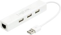 Šakotuvas Logilink USB 2.0 to RJ45 UA0174A USB 2.0 A male, RJ-45 female, 0.15 m