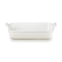 Keramikinis kepimo indas Le Creuset Heritage Stoneware, balta sp., 39 cm x 25.4 cm, 4 l
