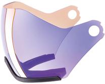 Ķiveres stikli Uvex Helmet 600 Visor, zila krās., Universāls