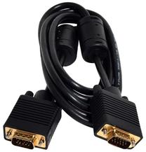 Laidas ART AL-OEM-3A HD D-Sub 15-pin male, HD D-Sub 15-pin male, 5 m, juoda sp.