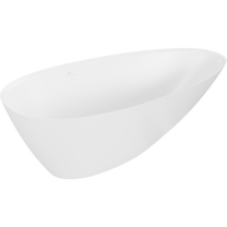 Vonia, laisvai pastatoma Mexen Milano, 150 cm x 82 cm x 54 cm, ovalas, balta sp.