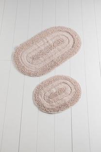 Комплект ковриков для ванны Foutastic Macoroni 351ALS2143, розовый цв., 100 см x 60 см