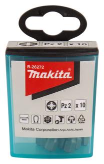 Набор битов для отверток Makita B-26272, PZ2, 50 мм, 1/4"