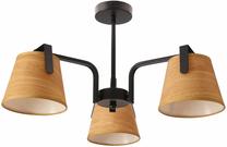 Valgusti lagi Candellux Lighting Amberg, E27, 3 x 40 W, beež v. / must v., 15 x 12 cm