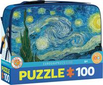 Dėlionė Eurographics Fine Art Collection Starry Night, 33 cm x 48 cm, 100 vnt., įvairių spalvų