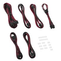 Vads Cablemod C Series AXi/HXi/RM ModFlex Essentials, melna krās./sarkana krās.