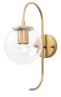 Valgusti seinale Opviq Jewel 10560 942FLG2127, E14, 1 x 15 W, läbipaistev v. / kuldne v.