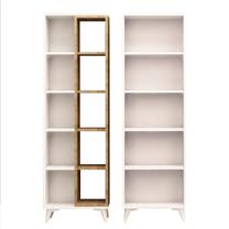 Pastatoma lentyna Kalune Design Potenza 811MDD3601, ruda sp./balta sp., 162 cm x 100 cm x 25 cm