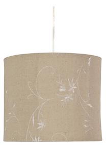 Lampa griesti Candellux Lighting Farm 31-03164, E27, 1 x 60 W, bēša krās. / balta krās., 25 x 25 cm
