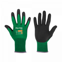 Darba cimdi Bradas Flex Grip, zaļa krās., 11, 6 gab.