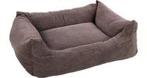 Кровать для животных Flamingo Velluto 522936, коричневый цв., 100 x 80 x 25 cм