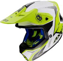 Motocikla ķivere Axxis Wolf Star Track, XS, dzeltena krās.