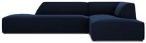 Kampinė sofa Micadoni Home Ruby Modular 4 Seats, tamsiai mėlyna sp., dešininė, 273 x 180 cm x 69 cm
