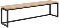 Prieškambario suoliukas Dolarna, ąžuolo sp./juoda sp., 160 cm x 35 cm x 45 cm