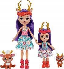 Кукла Mattel Enchantimals Enchantimals Danessa & Danetta Deer Sisters Dolls 811919, 15 см, многоцветный
