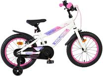 Vaikiškas dviratukas su papildomais ratukais, vaikų Volare Lily FW Q02, balta sp., 16"