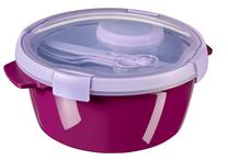Пищевой контейнер Curver Smart To Go, 1.6 л, 22 см x 22 см, фиолетовый цв.