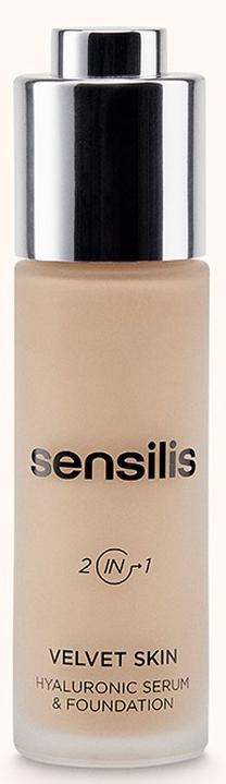 Skystas makiažo pagrindas Sensilis Velvet Skin, 01 amande, 30 ml