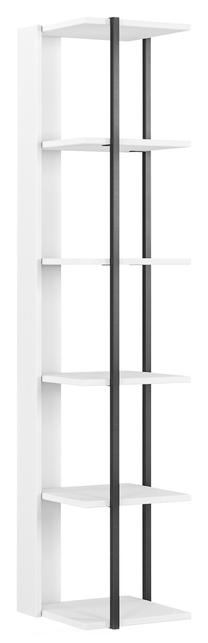Pastatoma lentyna Kalune Design Furba 598MNM1201, balta sp., 170 cm x 35 cm x 35 cm
