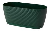 Gėlių lovelis Form Plastic Mika Box Eco 4539-075, plastikinis, 26.7 cm x 12.6 cm, Ø 26.7 cm, žalia sp.